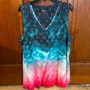Ladies summer tank top large
